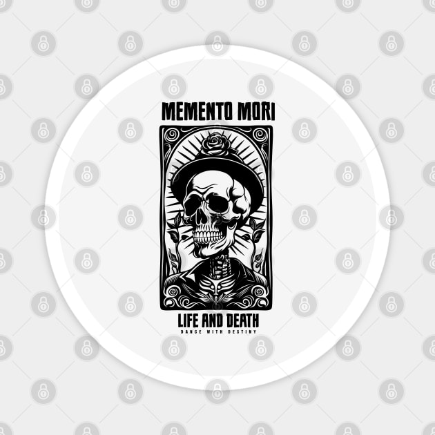 MEMENTO MORI Magnet by artslaves